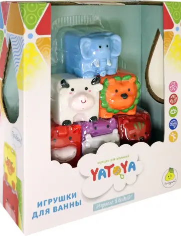 Игрушка для ванной Забавные кубики Игрушка для ванной Забавные кубики обложка книги