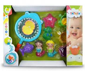 Набор игрушек для ванной Русалки, с сачком Набор игрушек для ванной Русалки, с сачком обложка книги