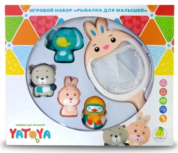 Набор игрушек для ванной Сачок-Зайчик Набор игрушек для ванной Сачок-Зайчик обложка книги