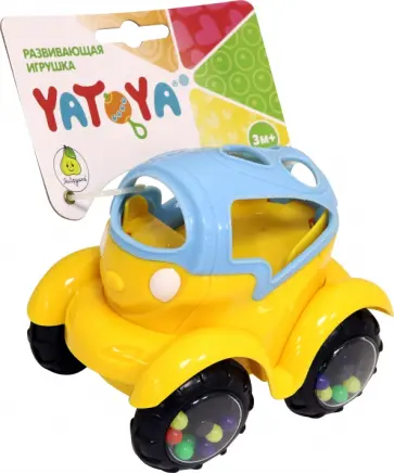 Неразбивайка - машинка сине-жёлтая Неразбивайка - машинка сине-жёлтая обложка книги