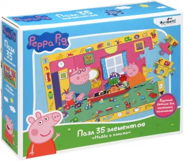Peppa pig. Пазл-35 гигантский. Найди и покажи обложка книги