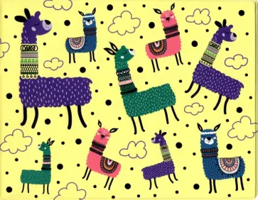 Обложка для зачетки Ламы в облаках Обложка для зачетки Ламы в облаках обложка книги