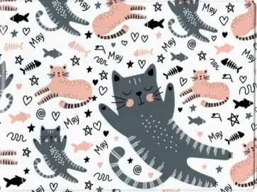 Обложка для студенческого Котики обложка книги