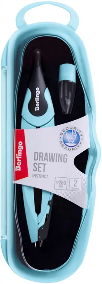 Готовальня Instinct, 2 предмета, аквамарин обложка книги