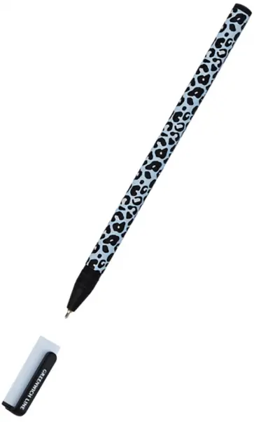 Ручка шариковая Soft animalistic, синяя обложка книги