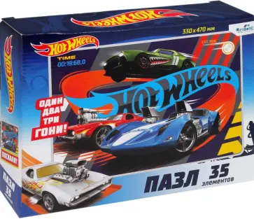 Hot Wheels. Пазл-35 гигантский. Неудержимые Hot Wheels. Пазл-35 гигантский. Неудержимые обложка книги