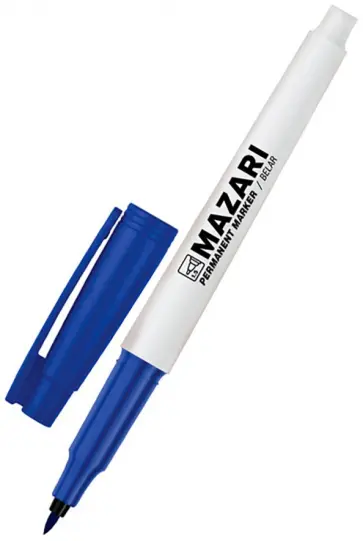 Маркер перманентный Belar, синий Маркер перманентный Belar, синий обложка книги