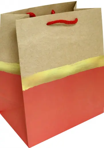 Пакет Бежевый/коралловый обложка книги