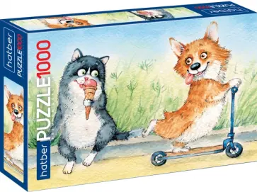 Puzzle-1000. Из жизни корги Puzzle-1000. Из жизни корги обложка книги