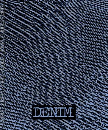 Тетрадь Denim, 60 листов, А5, клетка, в ассортименте обложка книги