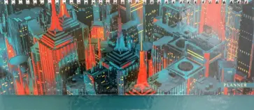 Планинг недатированный, Городские кварталы, 56 листов обложка книги