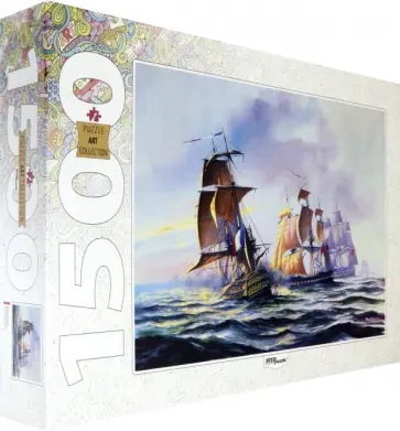 Puzzle-1500. Морской бой обложка книги