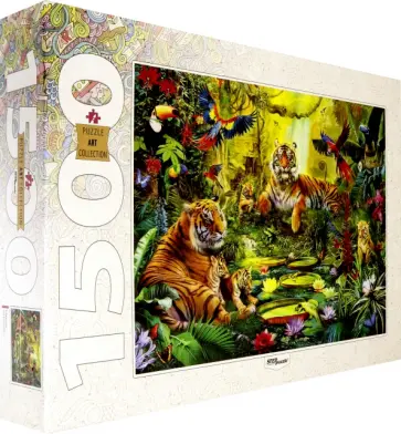 Puzzle-1500. В джунглях Puzzle-1500. В джунглях обложка книги