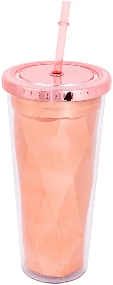 Стакан с трубочкой Яркие впечатления, 600 мл, в ассортименте обложка книги