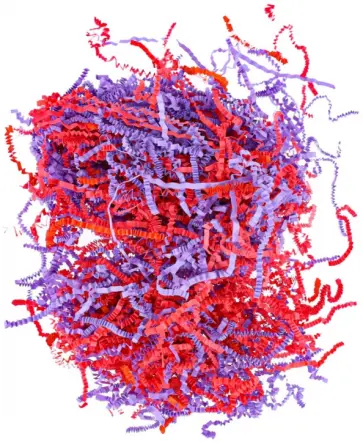 Бумажный наполнитель Микс Интенсив, фиолетовый, розовый, 100 гр. обложка книги