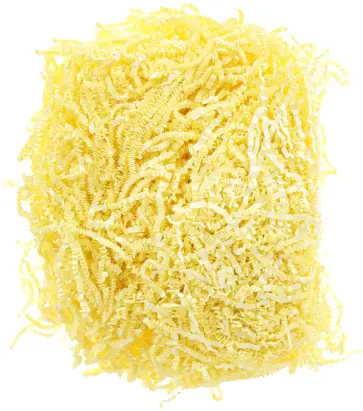 Бумажный наполнитель Пастель, желтый, 100 гр. обложка книги