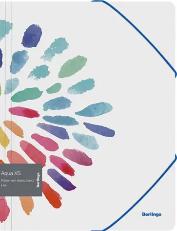 Папка на резинке Aqua X, А4 обложка книги