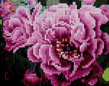 Алмазная мозаика Красивый цветок обложка книги