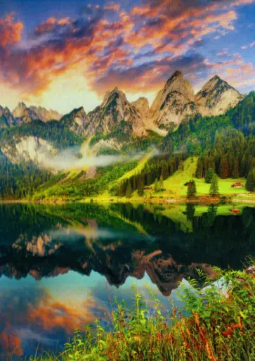 Алмазная мозаика Яркие красоты природы обложка книги