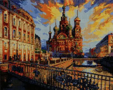 Алмазная мозаика Санкт-Петербург обложка книги