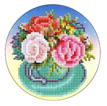 Алмазная мозаика Нежный букет обложка книги