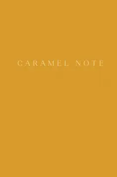 Caramel Note. Блокнот с карамельными страницами обложка книги