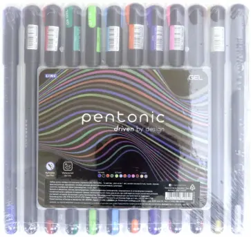 Набор гелевых ручек Pentonic, 12 штук Набор гелевых ручек Pentonic, 12 штук обложка книги
