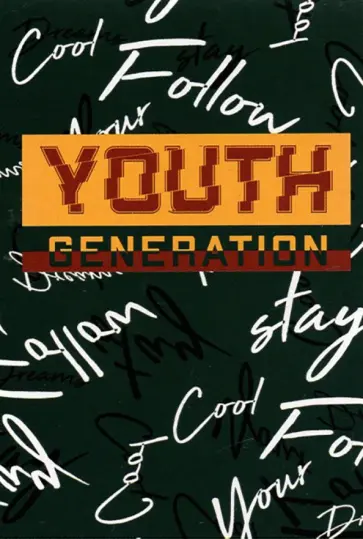 Блокнот Youth, А7, 40 листов, клетка обложка книги