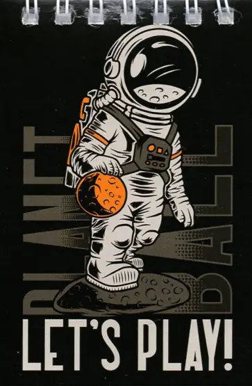 Блокнот Баскетболист, А7, 40 листов, клетка обложка книги