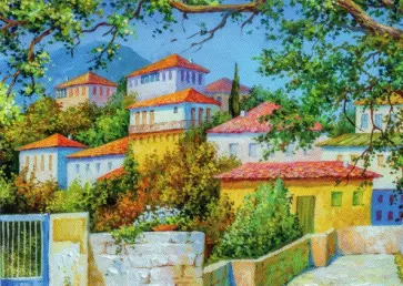 Алмазные узоры. Греческий пейзаж обложка книги