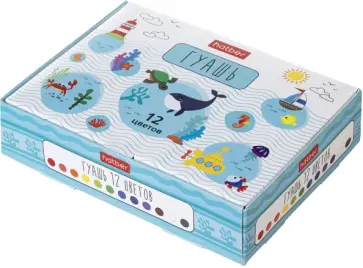 Гуашь Deep Forest, 12 цветов обложка книги