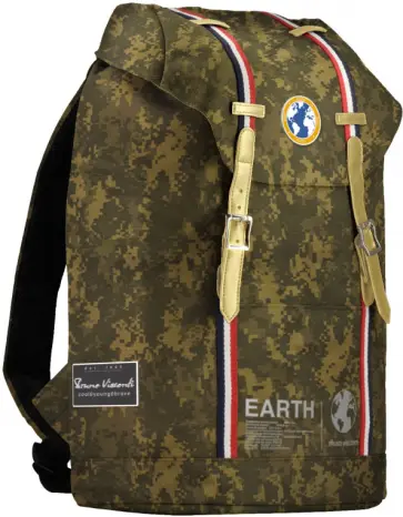 Рюкзак городской Планета Земля, камуфляж обложка книги