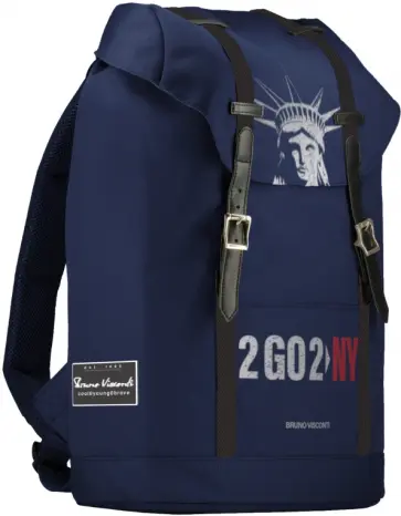 Рюкзак городской Liberty, синий обложка книги