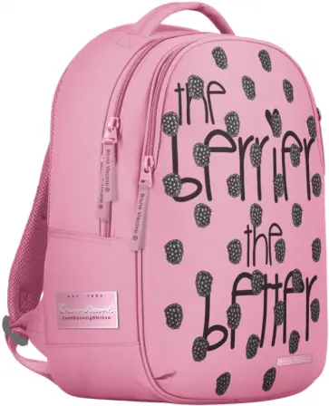 Рюкзак эргономичный, суперлегкий Ежевика, светло-розовый обложка книги