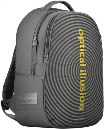 Рюкзак эргономичный суперлёгкий КРУГИ, серый обложка книги