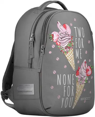 Рюкзак эргономичный суперлёгкий МОРОЖЕНОЕ, серый обложка книги