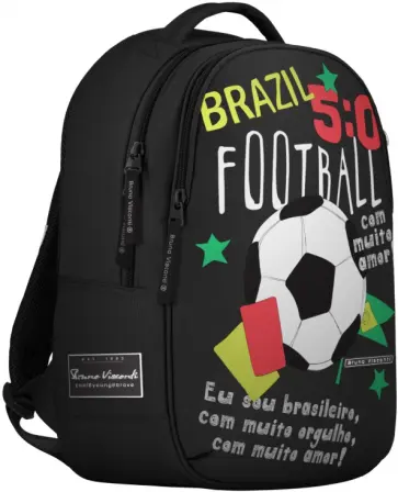 Рюкзак эргономический, суперлегкий Бразилия, черный обложка книги