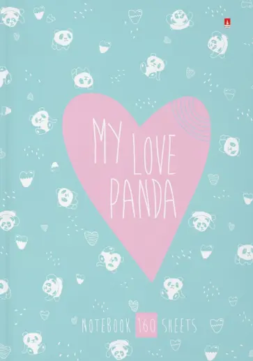 Блокнот-престиж My Love, А5, 160 листов, клетка обложка книги
