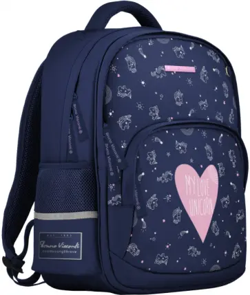 Рюкзак с эргономичной спинкой Unicorn, синий Рюкзак с эргономичной спинкой Unicorn, синий обложка книги