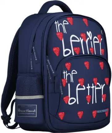 Рюкзак Клубника, синий с эргономичной спинкой Рюкзак Клубника, синий с эргономичной спинкой обложка книги