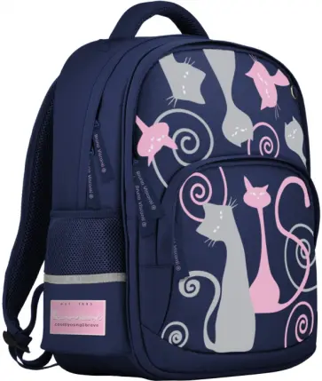 Рюкзак синий, с эргономичной спинкой, КОШКИ.РОМАНТИКА Рюкзак синий, с эргономичной спинкой, КОШКИ.РОМАНТИКА обложка книги