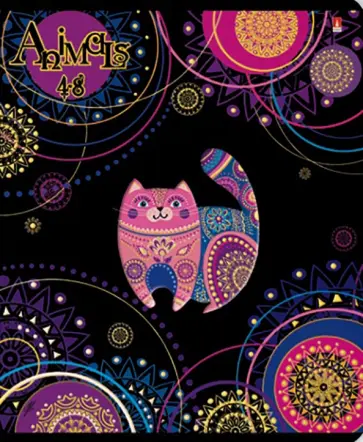 Тетрадь Магия волшебства, А5+, 48 листов, клетка, в ассортименте обложка книги