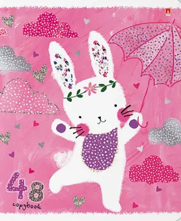 Тетрадь Яркое настроение, А5+, 48 листов, клетка, в ассортименте обложка книги