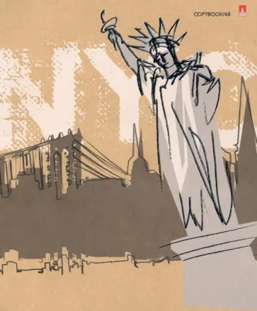 Тетрадь Городская мечта, А5+, 48 листов, клетка, в ассортименте обложка книги