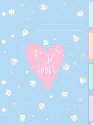 Комплект разделителей для тетрадей на кольцах MY LOVE, А5, 4 листа Комплект разделителей для тетрадей на кольцах MY LOVE, А5, 4 листа обложка книги