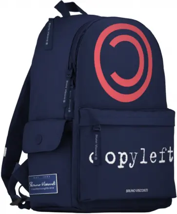 Рюкзак молодежный Copyleft, синий Рюкзак молодежный Copyleft, синий обложка книги