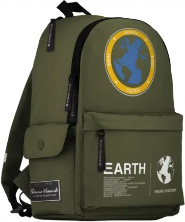 Рюкзак молодежный Планета Земля, темно-зеленый Рюкзак молодежный Планета Земля, темно-зеленый обложка книги