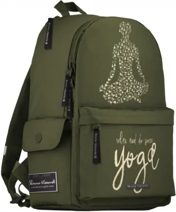 Рюкзак молодежный, темно-зеленый, YOGA Рюкзак молодежный, темно-зеленый, YOGA обложка книги