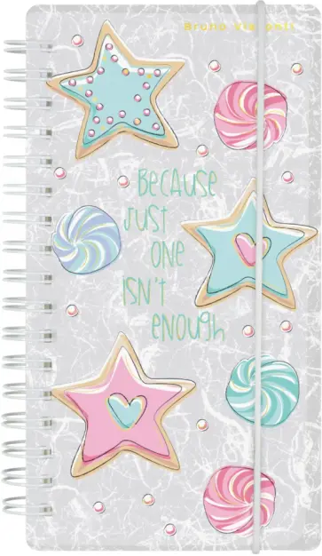 Блокнот Звездочки, А6, 80 листов, клетка обложка книги