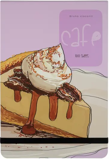 Блокнот Кофемания. Чизкейк, А5, 100 листов, клетка обложка книги